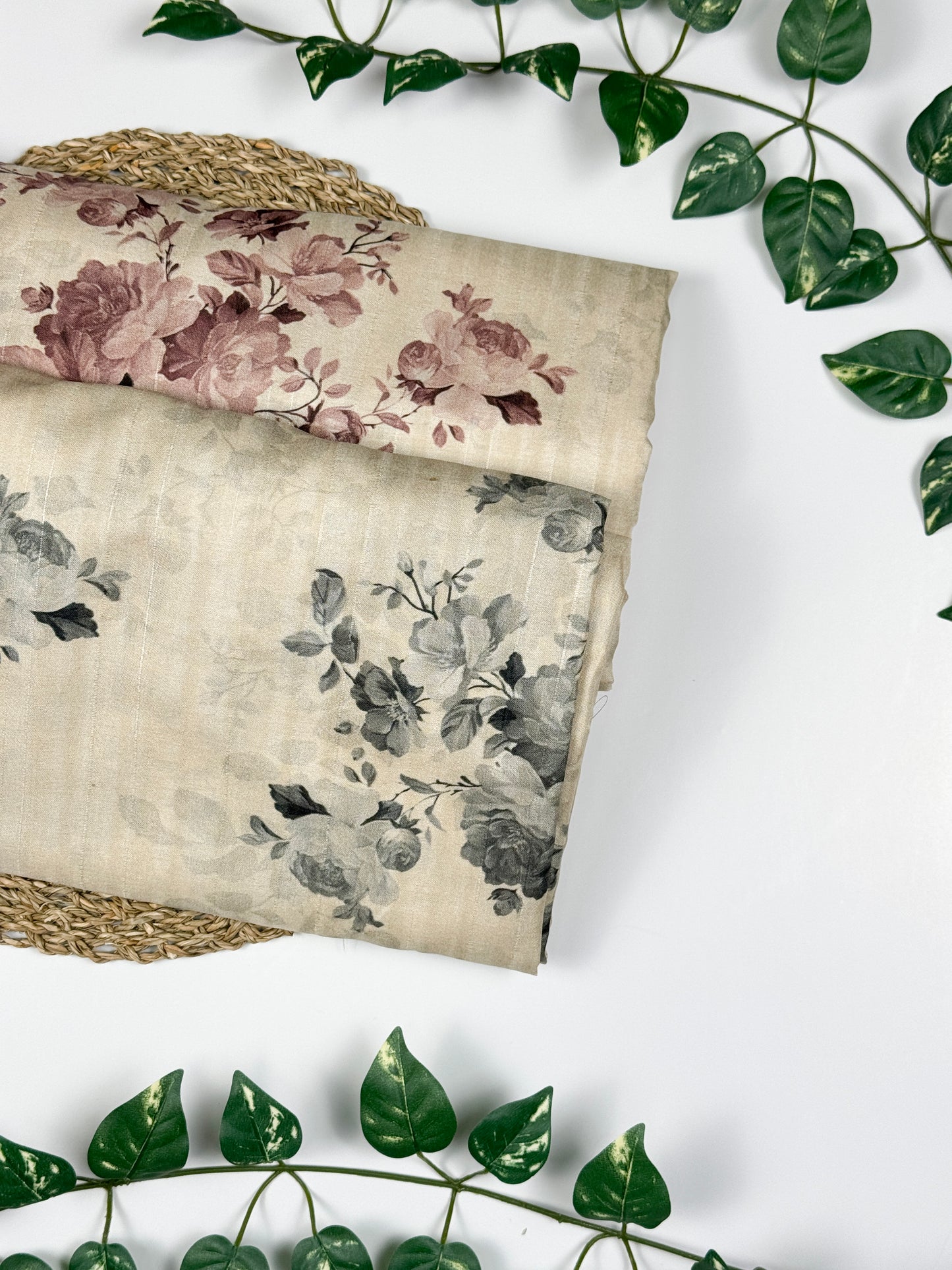 Tussar Silk with Parsi work