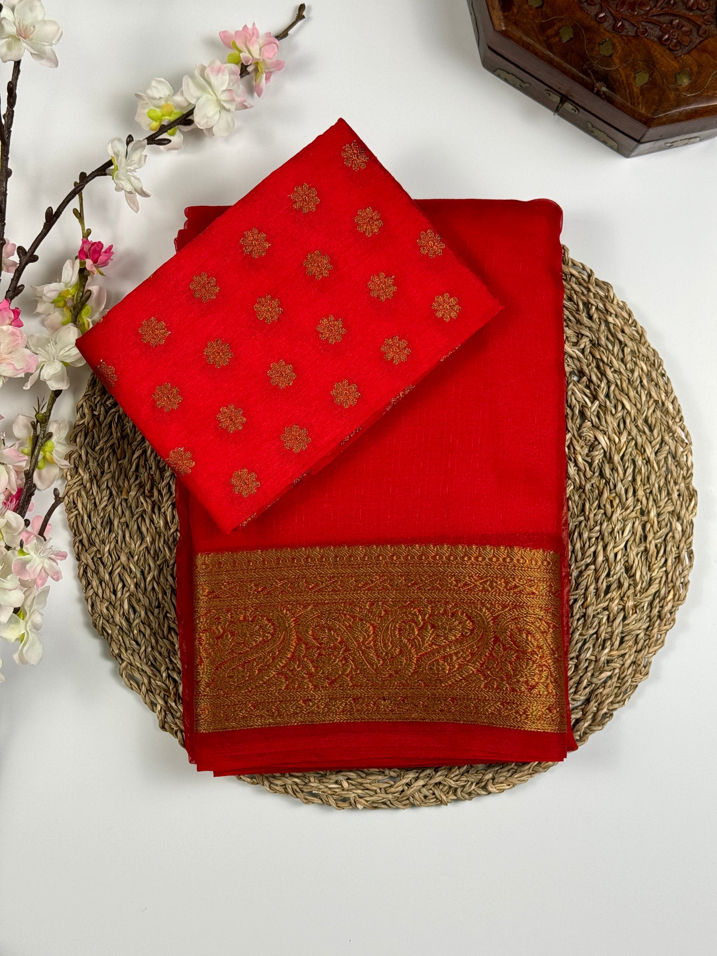 Fancy Tissue Saree