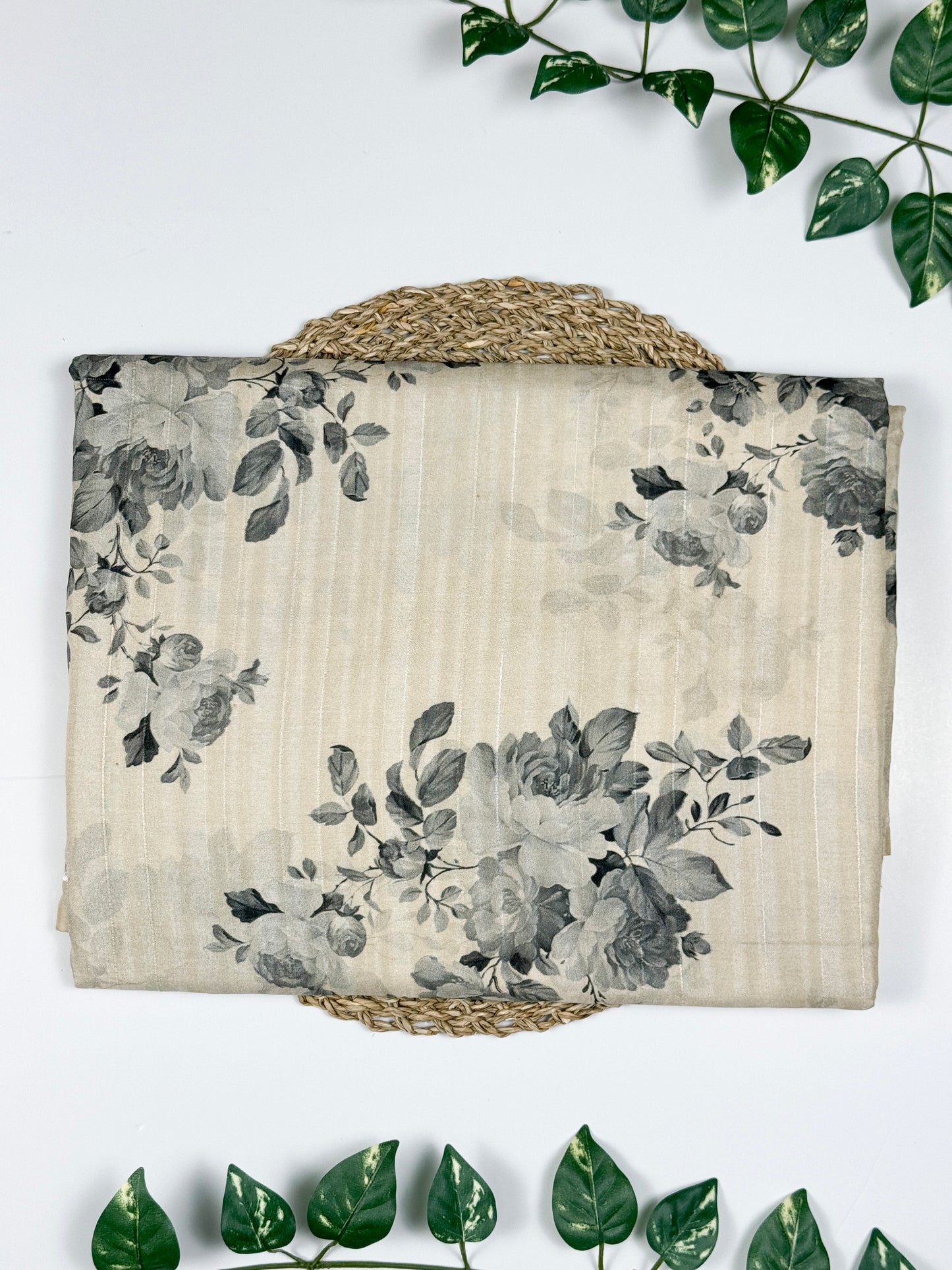 Tussar Silk with Parsi work