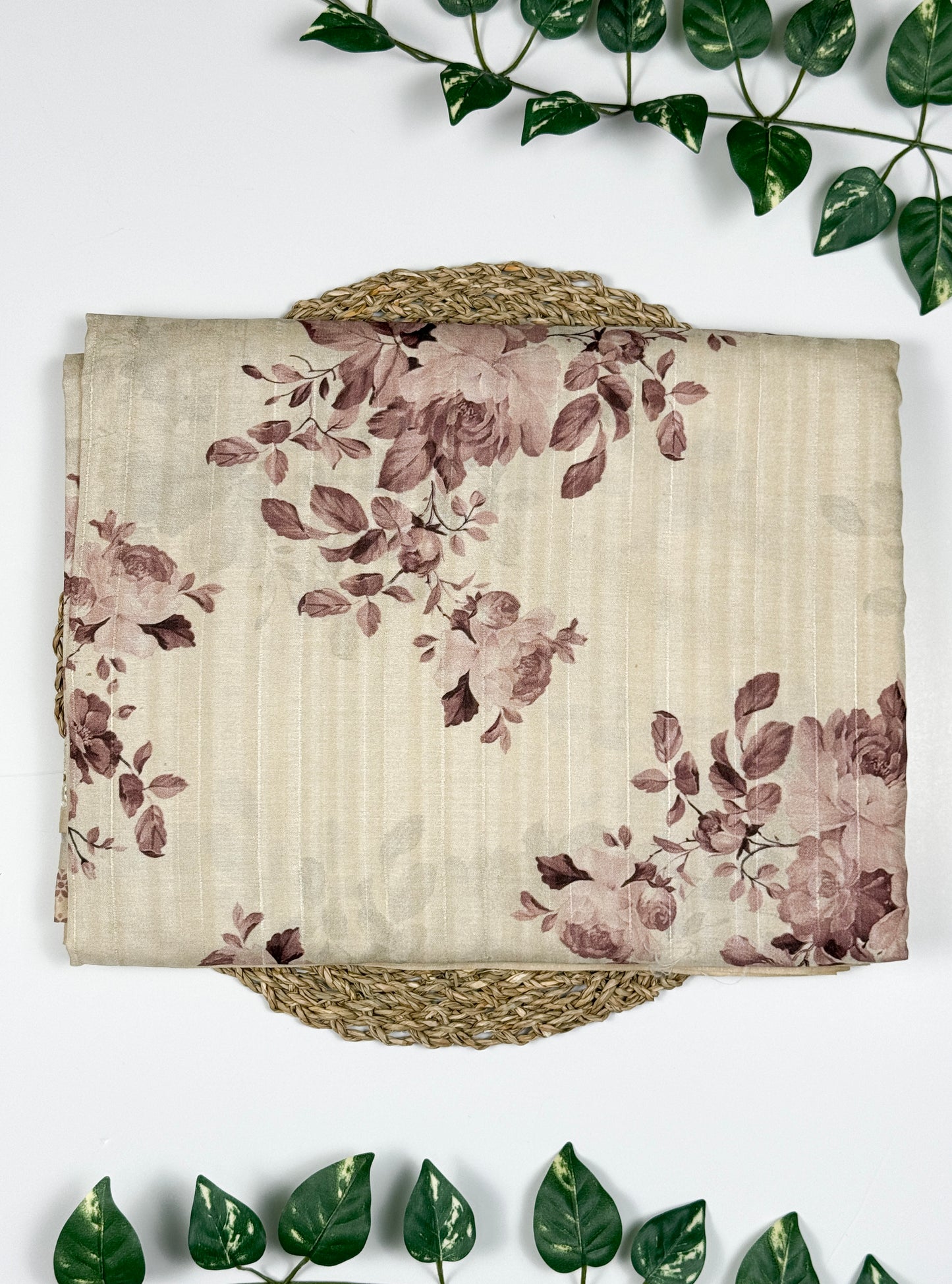 Tussar Silk with Parsi work